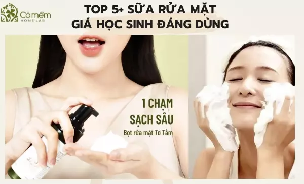 "Điểm tên" 5++sữa rửa mặt giá học sinh ít tiền mà "có võ"