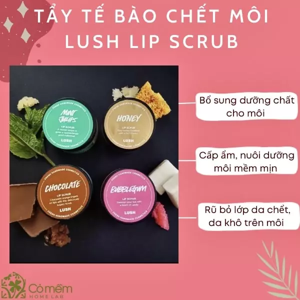 7 "Chân ái" tẩy tế bào chết môi "sạch sâu, ngăn thâm khô"