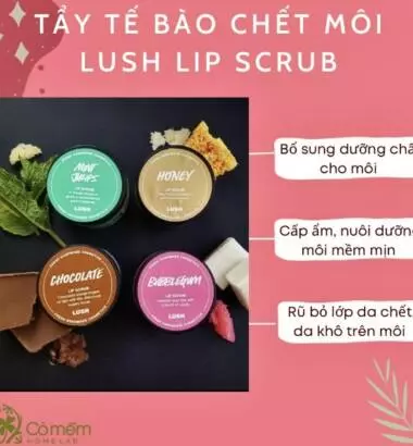 7 "Chân ái" tẩy tế bào chết môi "sạch sâu, ngăn thâm khô"