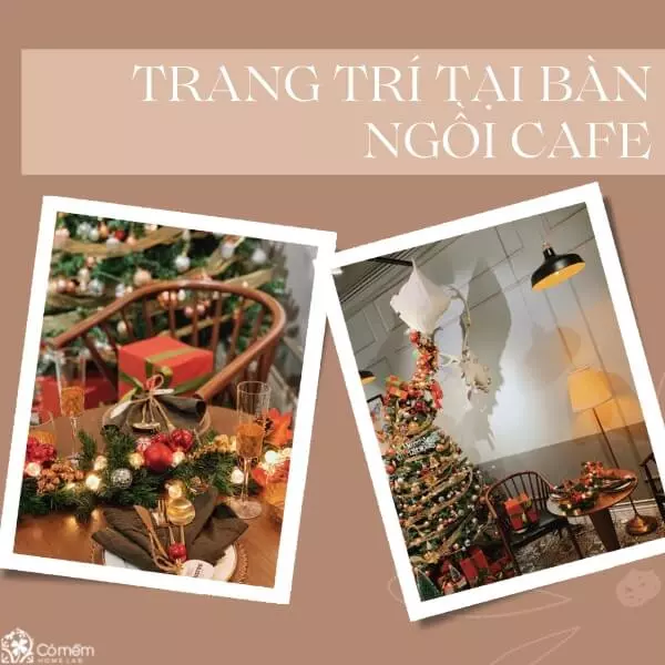 cách trang trí noel cho quán cafe