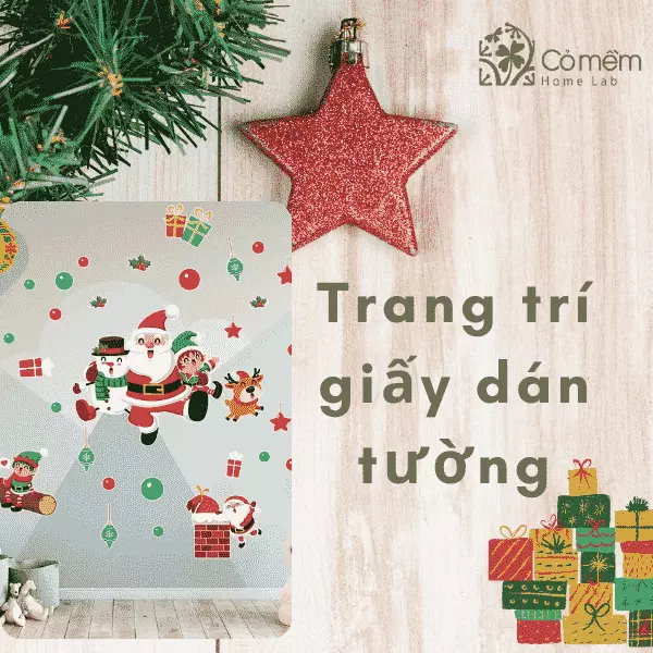 trang trí noel phòng làm việc