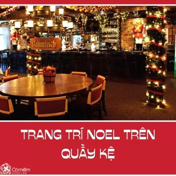 mẫu trang trí noel cho cửa hàng