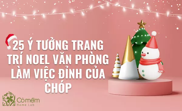 trang trí noel văn phòng