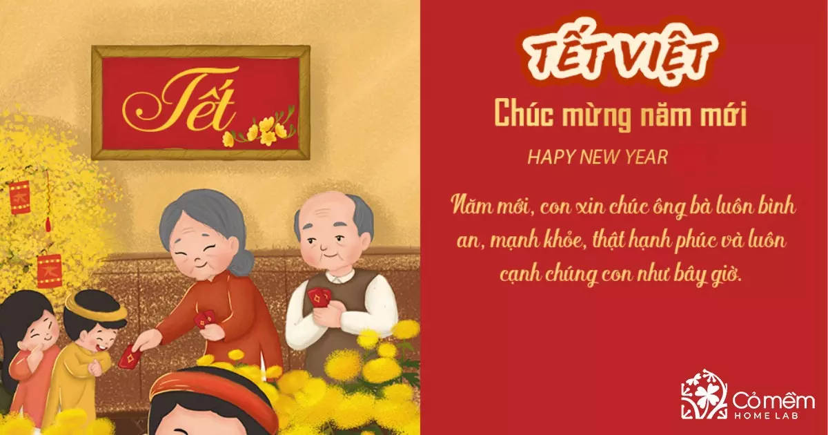 chúc tết ông bà