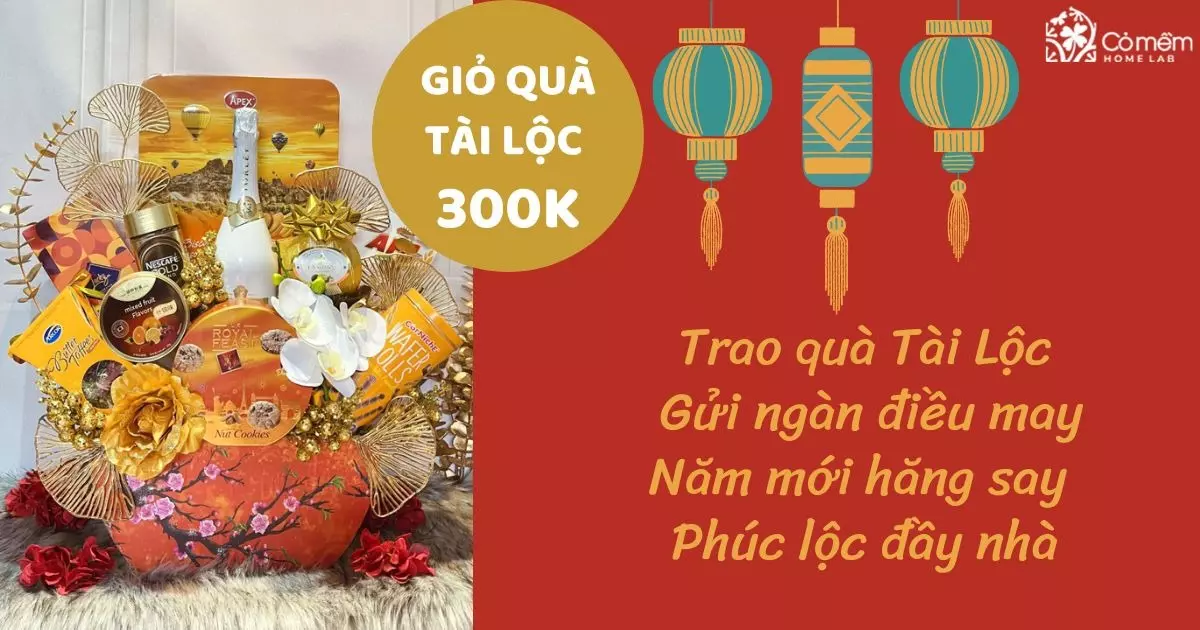 giỏ quà tết 300k