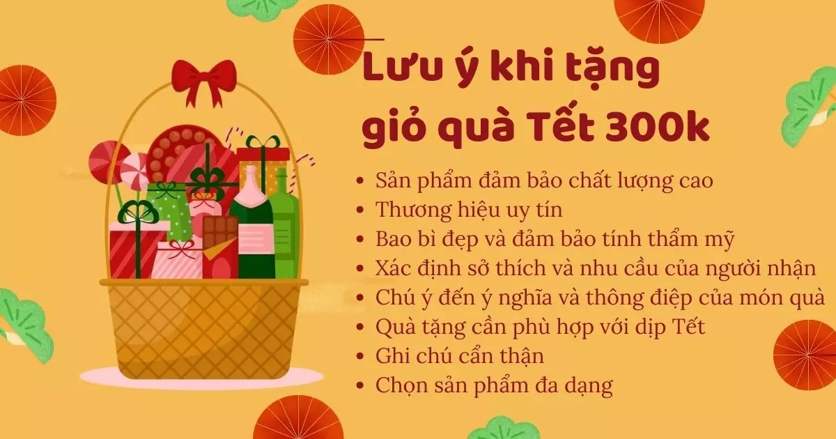 giỏ quà tết 300k