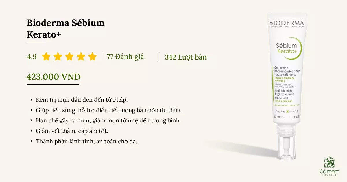 kem trị mụn đầu đen