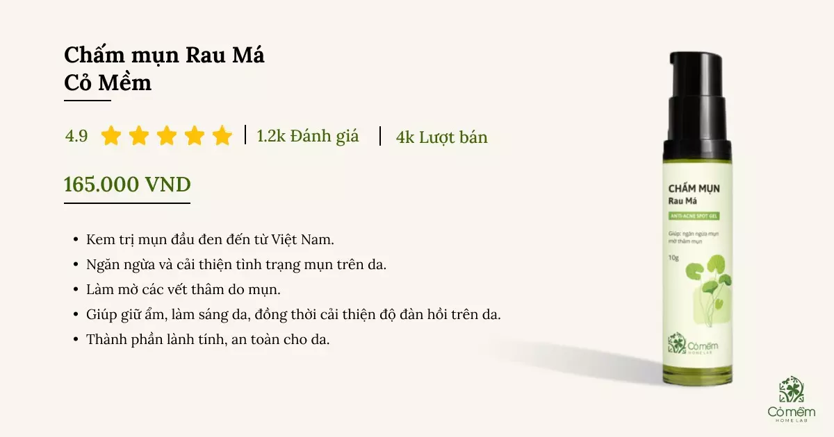 kem trị mụn đầu đen