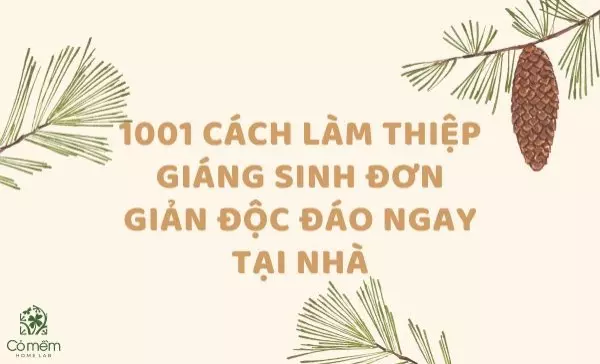 làm thiệp giáng sinh