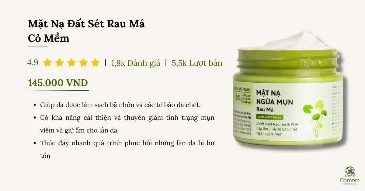 mặt nạ đất sét