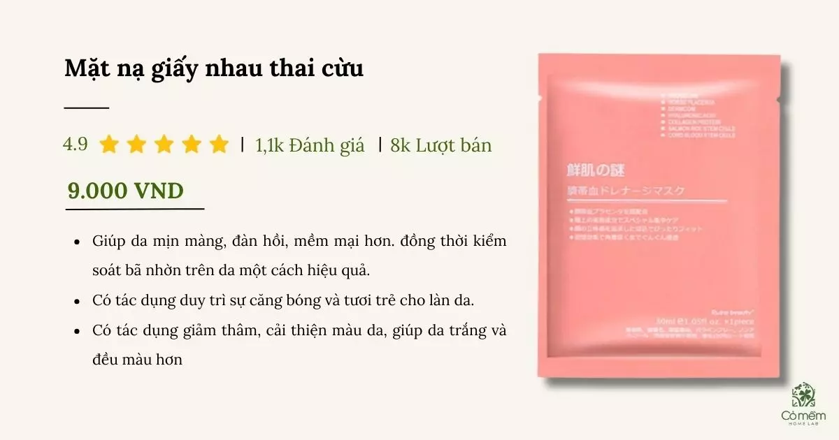 mặt nạ giấy cho da dầu mụn