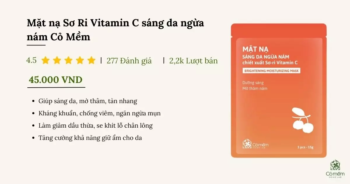 mặt nạ giấy cho da dầu mụn