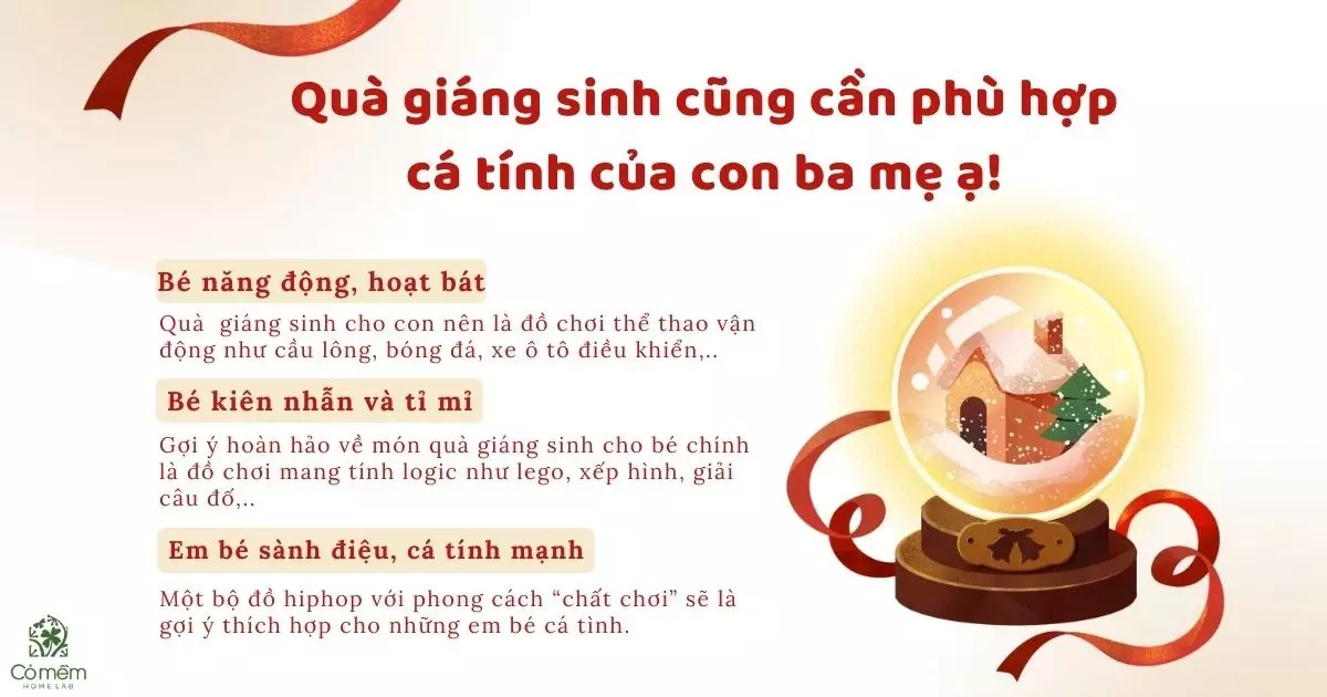 quà giáng sinh cho bé