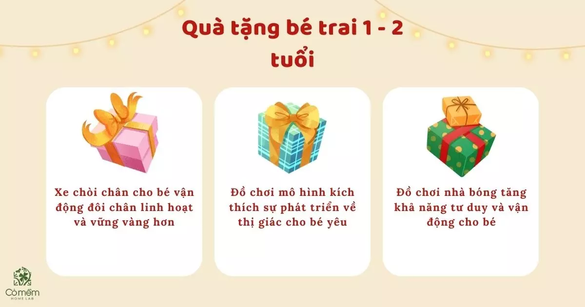 quà giáng sinh cho bé