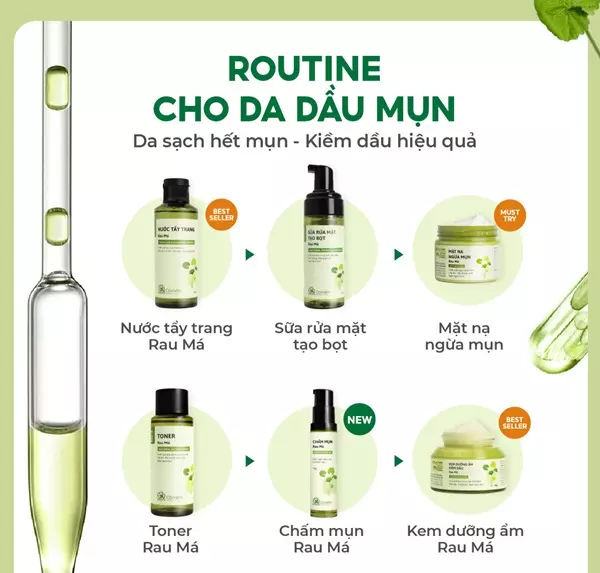 Skincare ban đêm cho da dầu