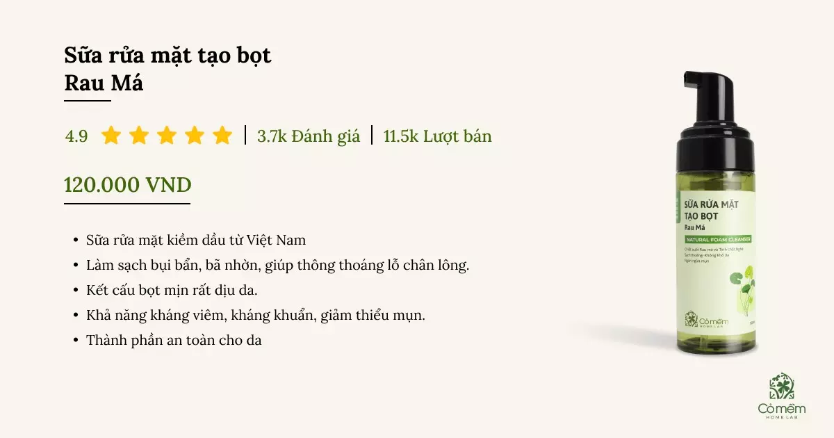 sữa rửa mặt kiềm dầu