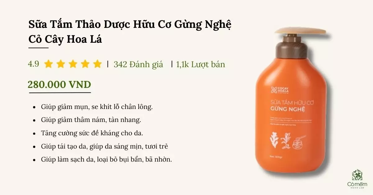 sữa tắm cho bà bầu