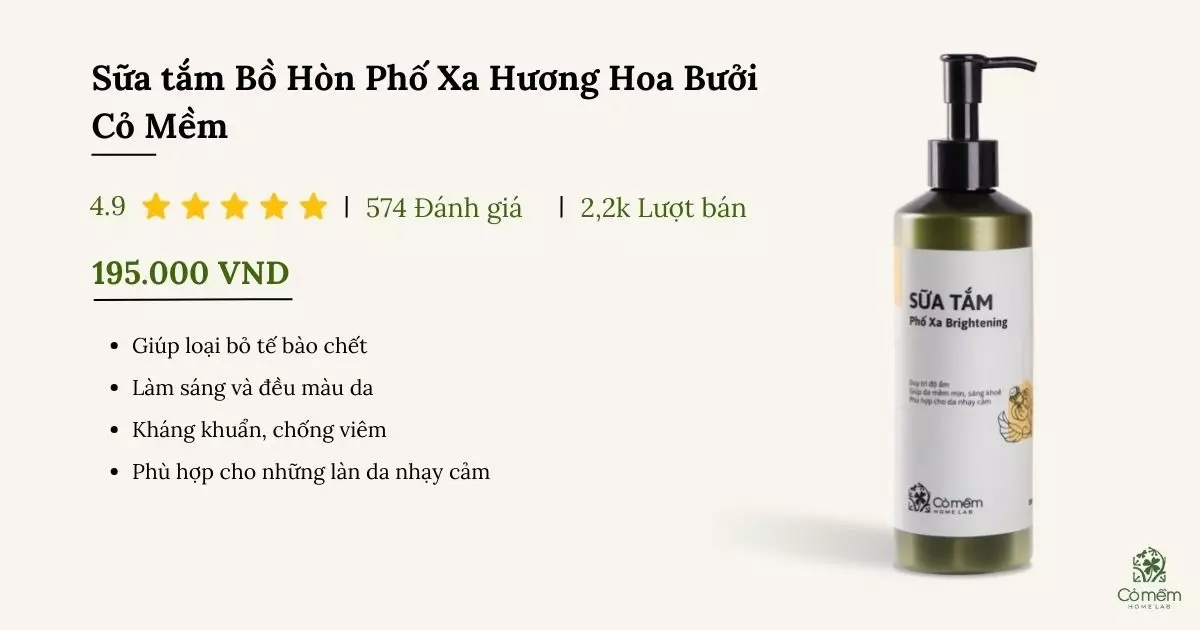 sữa tắm cho bà bầu