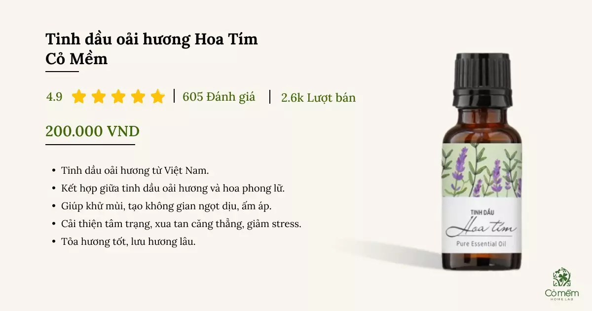 tinh dầu oải hương