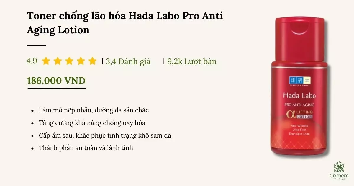 toner chống lão hoá