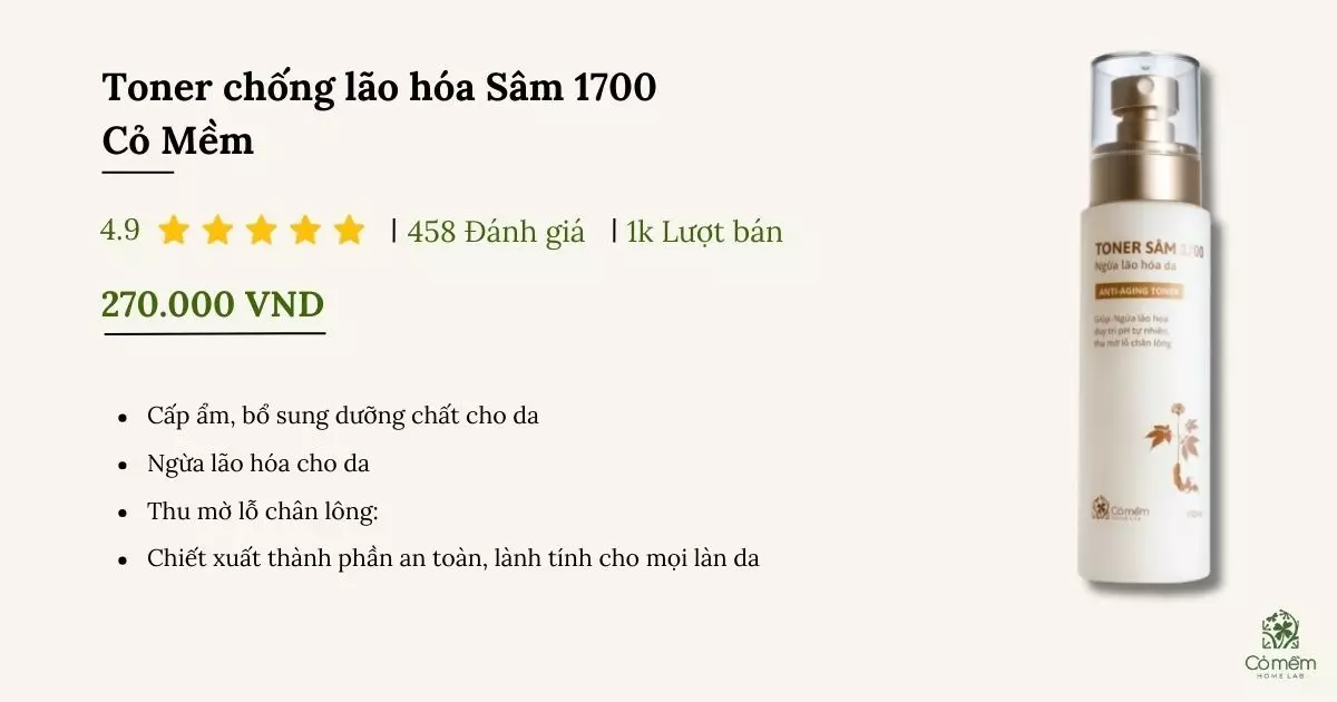 toner chống lão hoá