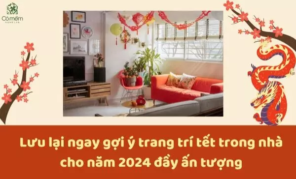 trang trí tết trong nhà