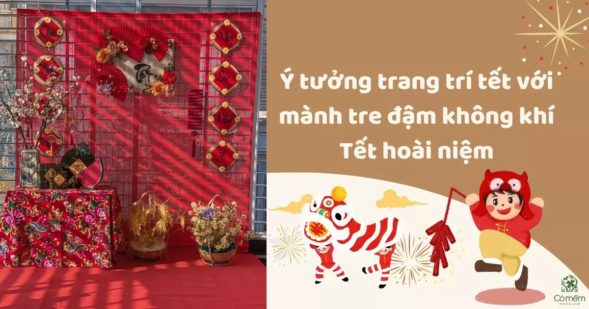 trang trí tết trong nhà