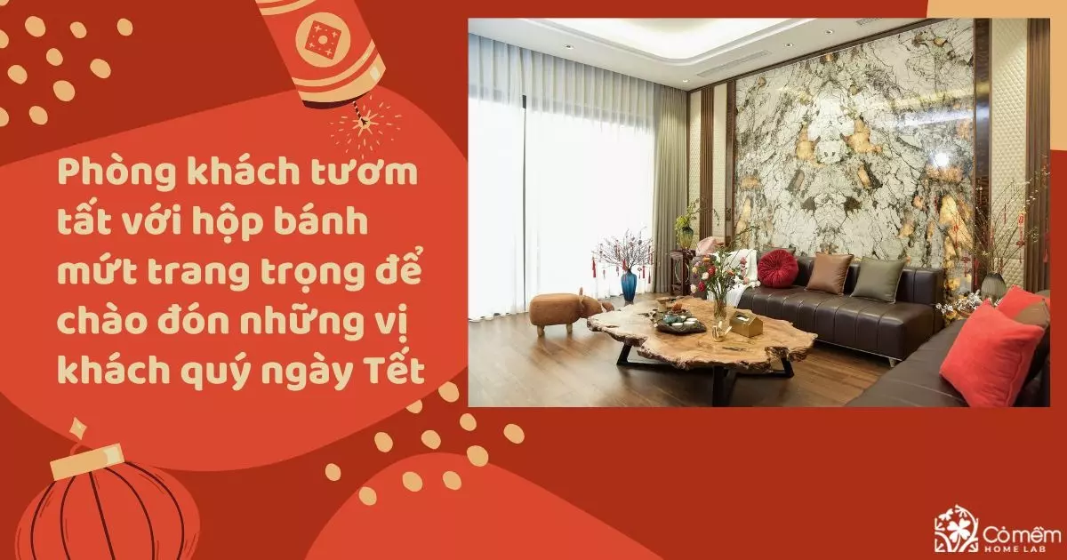 trang trí tết trong nhà