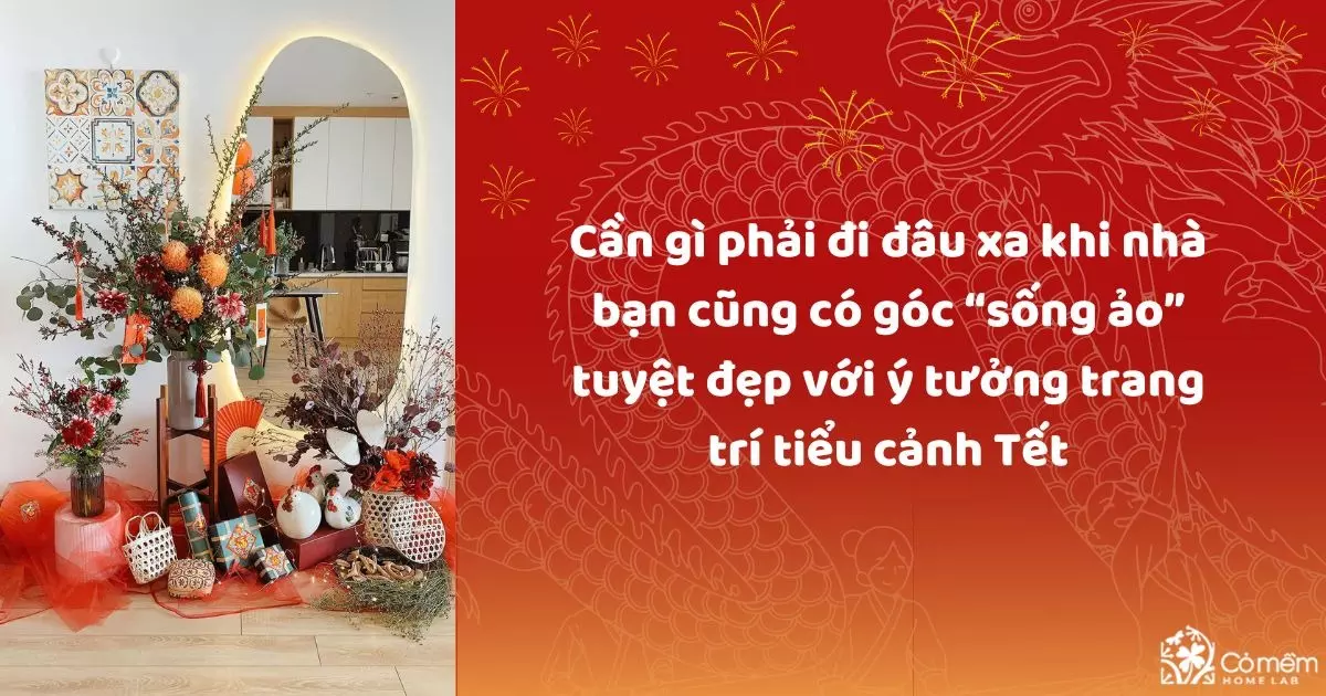 trang trí tết trong nhà