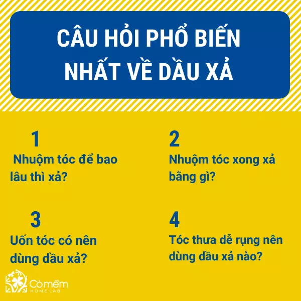 những loại dầu xả tóc thơm