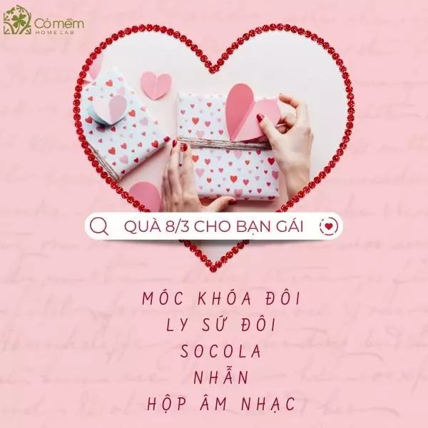 quà 8/3 cho bạn gái