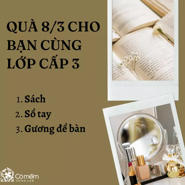 quà 8/3 cho bạn cùng lớp