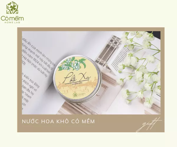 Nước hoa khô Cỏ Mềm có nhiều hương thơm đa dạng