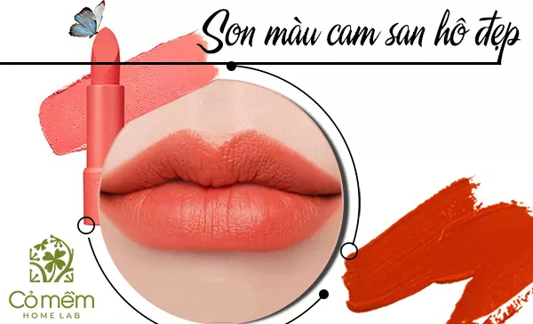 05 thỏi son màu cam san hô "gặp ai cũng review" trên CĐM