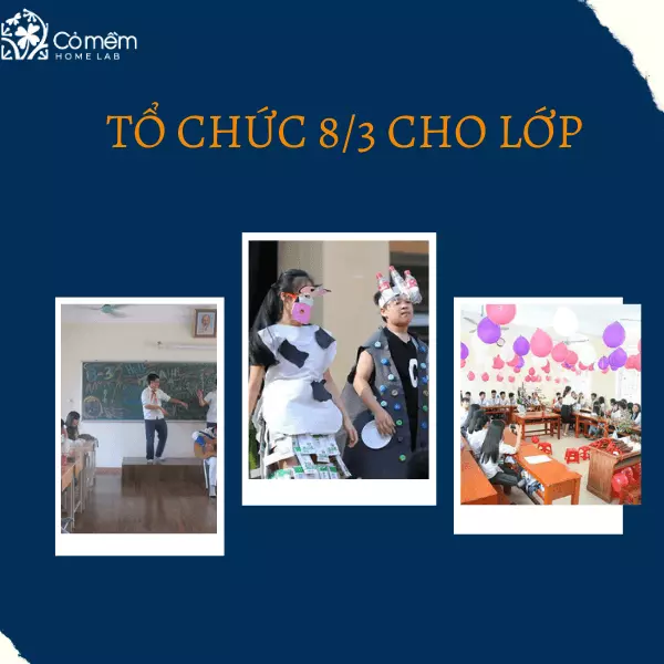 tổ chức 8/3 cho lớp