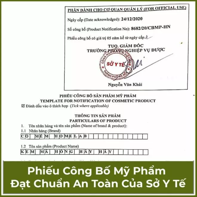 Kem má hồng Hây Hây 