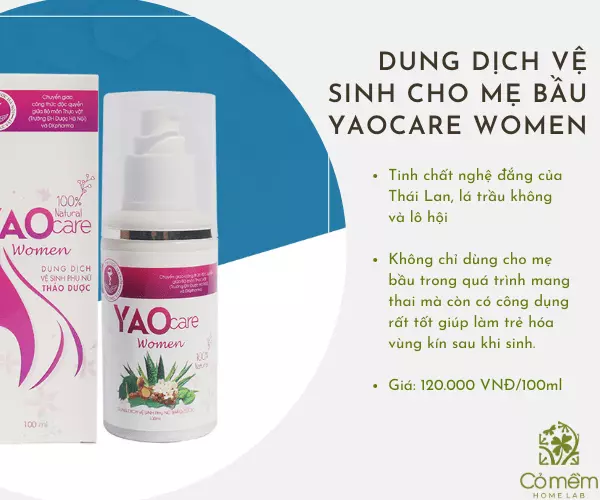 Yaocare women giúp làm trẻ hóa vùng kín sau sinh cho mẹ bầu