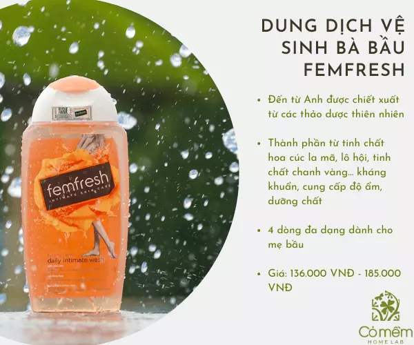 Dòng sản phẩm dung dịch vệ sinh Femfresh đến từ Anh Quốc 