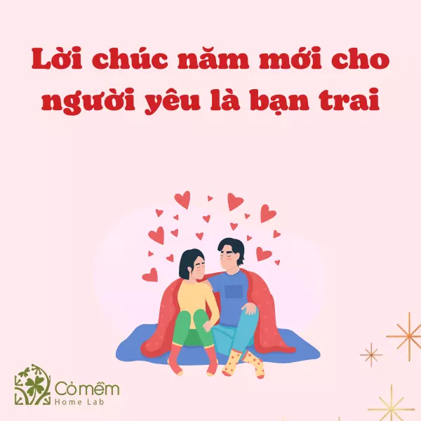 lời chúc năm mới cho bạn trai