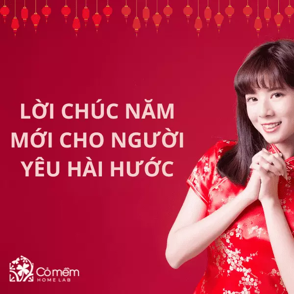 lời chúc năm mới cho người yêu hài hước