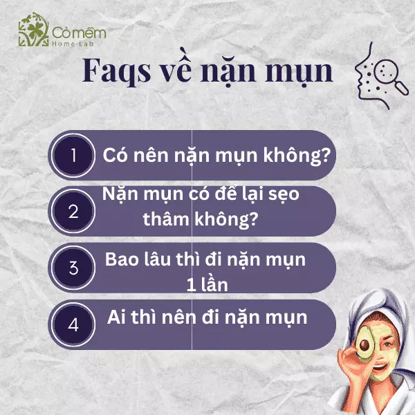 khi nặn mụn xong nên làm gì