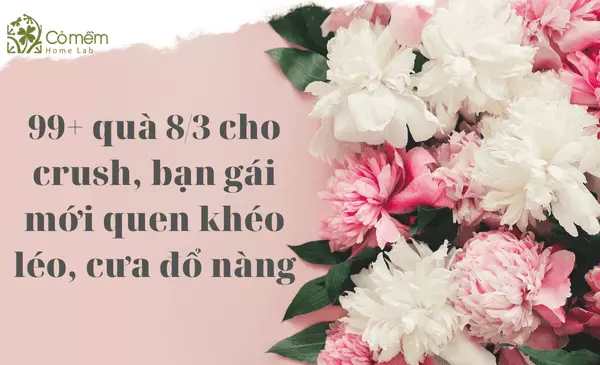 999+ quà 8/3 cho crush, bạn gái mới "ngọt lịm, sang - xịn"