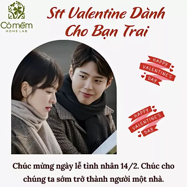 stt valentine dành cho bạn trai