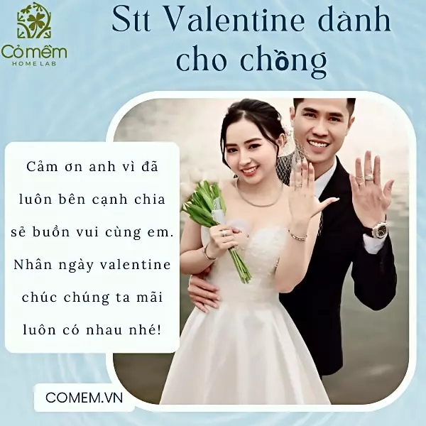 stt valentine dành cho chồng