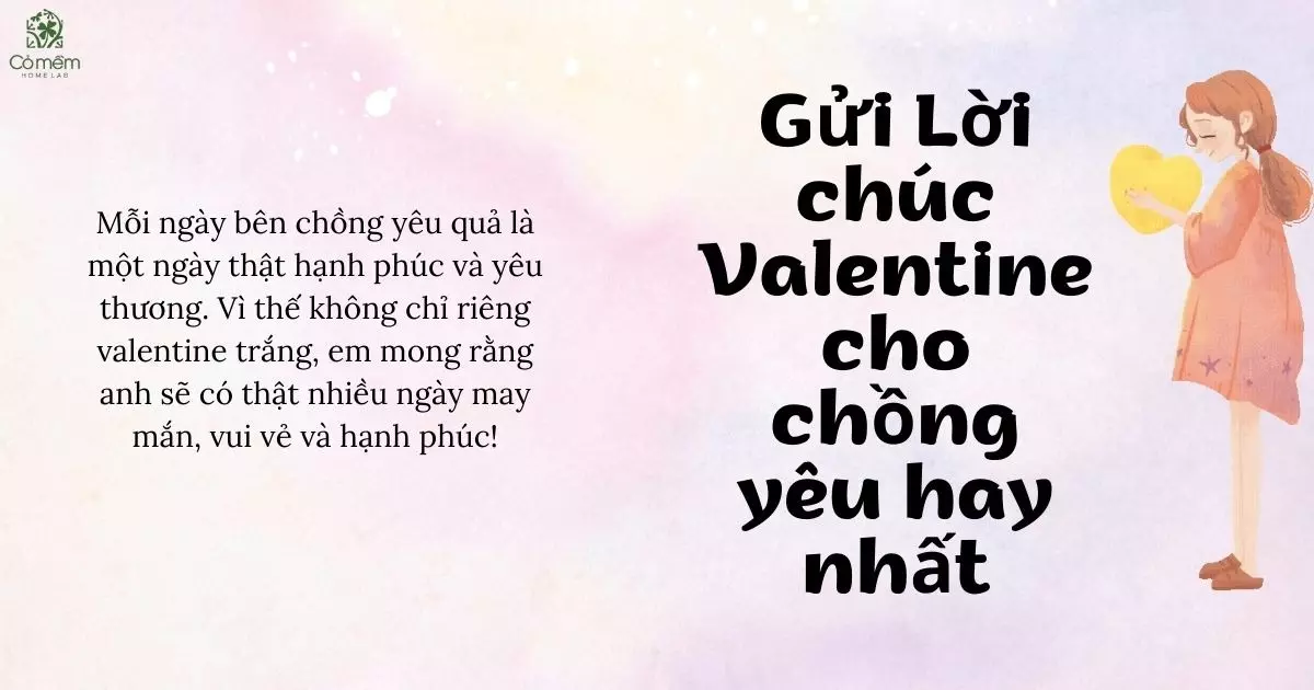 lời chúc valentine trắng