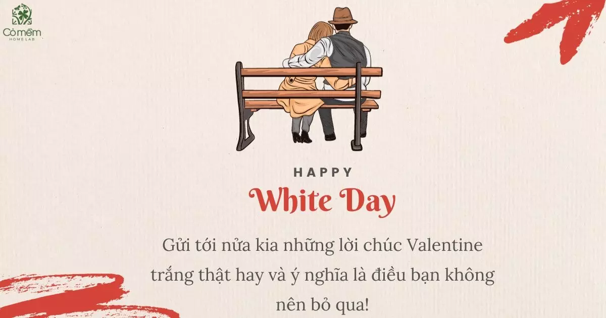 lời chúc valentine trắng