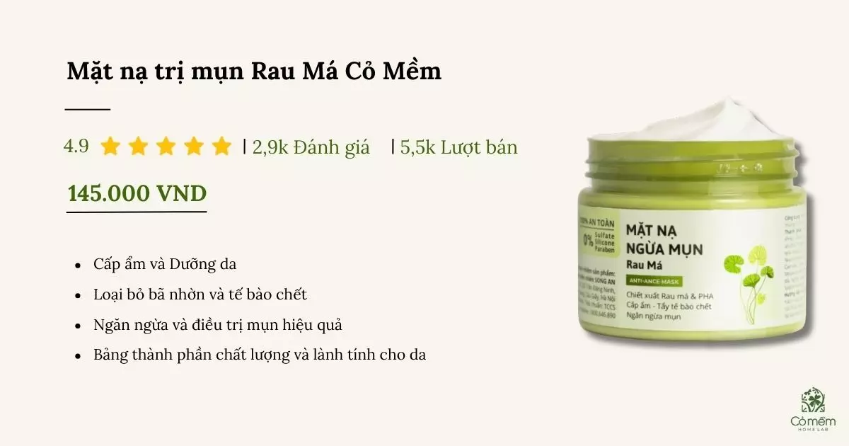 mặt nạ trị mụn