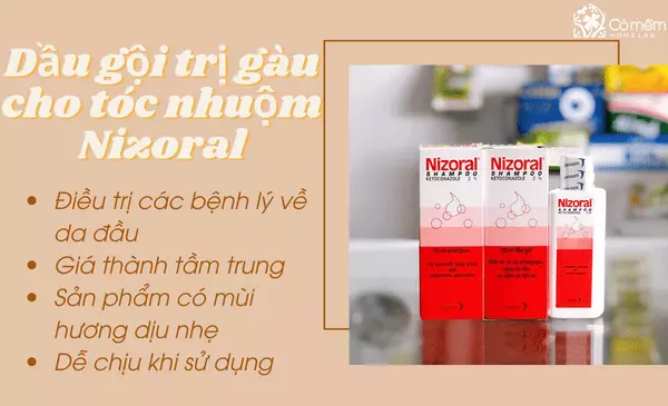 Dầu trị gàu tóc nhuộm Nizoral