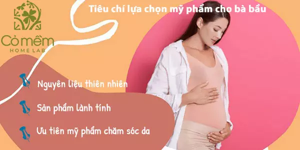 mỹ phẩm cho bà bầu