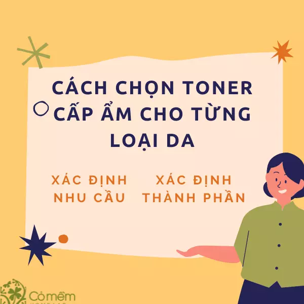 toner cấp ẩm cho da khô